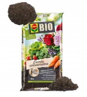 Záhradná pôda - Univerzálna pôda Compo Bio Bian Gano Spipe 15L