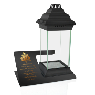 Lanicz xxl lampa s odhodlaním náhrobného kameňa