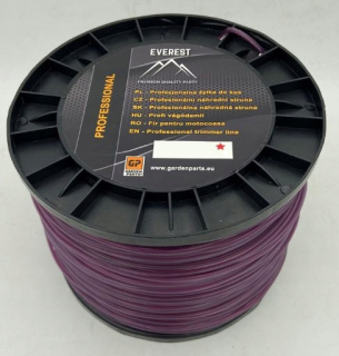 Valec pre záhradné náradie - Cut Vena Star 3,0 mm 250 m fialová profesionálna Everest
