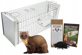 Repelent, plašič pre zvieratá - Živá pasca pre Marten Fox Cats Beavers Otter Cage
