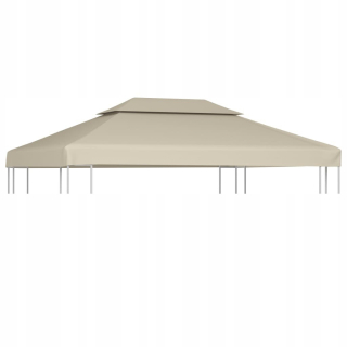 Pavilón, prístrešok - Vidaxl strešné plasty 300 x 400 x 1 cm