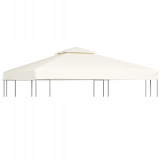 Pavilón, prístrešok - Strecha so záhradným altánkom, 310 g/m², krém, 3x3 m