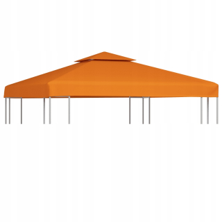 Pavilón, prístrešok - Strecha so záhradným altánkom, 310 g/m², oranžová, 3x3 m