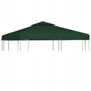 Pavilón, prístrešok - Strecha záhradného altánku, 310 g/m², zelená, 3