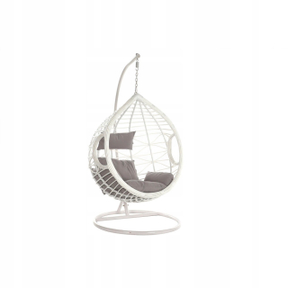 Záhradná hojdačka - Záhradná stolička DKD Home Decor Grey Polyester