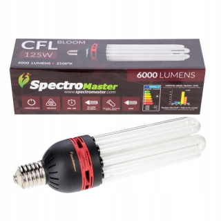 Lampa na pestovanie raslín - CFL žiarovka kvitnúci kvet 2100k 125 W pre rastliny