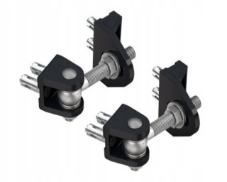 Záves na bránu - Boltonhd 4d-16 Black Locainox Záves za góly