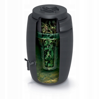 Kompostér do záhrady - Tank Combioliq Garden Fertilizer - Čierna 55L