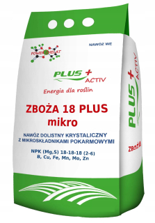 Záhradné hnojivo - Cereálie 18 plus mikro 15 kg pre obilniny