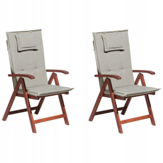 Záhradná stolička - 2x -tendencia rotačný prútený prútený Rattan Rocking
