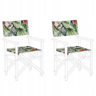 Sada 2 tkanín pre vzor stoličky v Toucans Cine