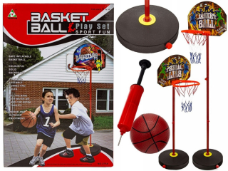 Basketbalové príslušenstvo pre deti - Basketbal s loptou a pumpou