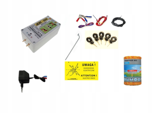Repelent, plašič pre zvieratá - Elektrický pastier set hovädzí dobytok Horse Dog Fox ZS-7
