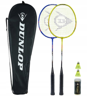 Badmington pre deti - Badminton Racket Set Dunlop Cover
