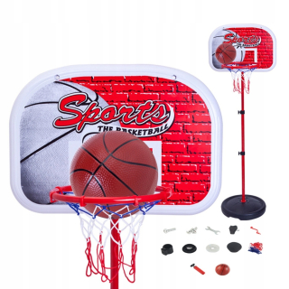 Basketbalové príslušenstvo pre deti - Basketbalová basketbalová súprava pre deti 80-145 cm stojan na pumpu