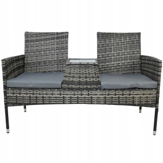 Záhradná lavica, lavička - Záhradná sada Ratan Furniture Set