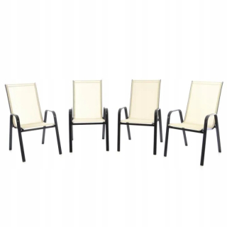 Záhradná stolička - Vidaxl Garden Footrests s vankúšmi, 2 ks.
