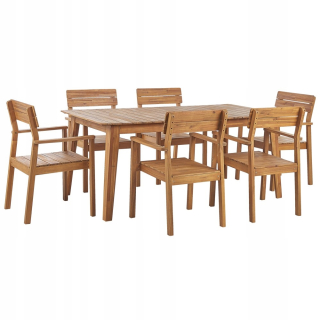 Záhradná zostava nábytku - Sada nábytku pre Terrace Garden 8x Stoličky + stôl