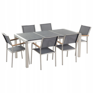 Záhradná zostava nábytku - Záhradný nábytok vyrobený z Rattan Corner Poufova stolička