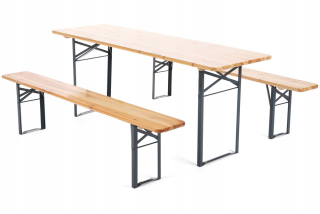 Záhradná lavica, lavička - Piknik piknik set 200 cm skladanie