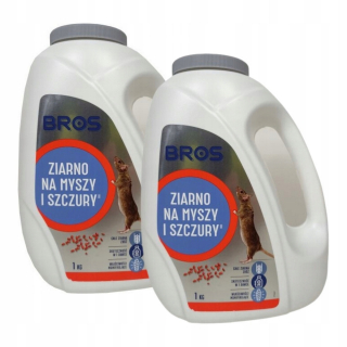Repelent, plašič pre zvieratá - Myša a potkany obilie Bros 1 kg x 2 kusy