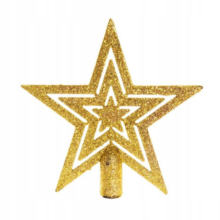 Golden Spitz 20 cm dekorácia vianočného stromu