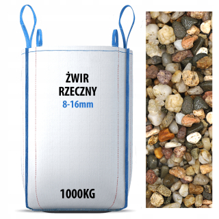 Štrk, kamene do záhrady - Záhradný štrkový štrk kamienky ton Big Bag