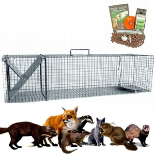 Repelent, plašič  pre zvieratá - Live Hopper Trap pre líšky Veľký 122x29x31cm
