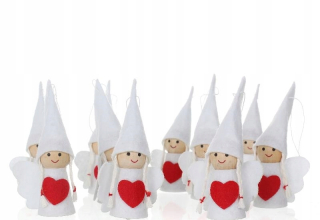 Anjeli výlety na vianočný stromček Makoszki Baubles