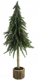 Umelý vianočný stromček Dusty L 46 x 18 cm hodvábna zima
