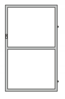 90 cm galvanizovaná brána + rám panelového rámca Jul-Met