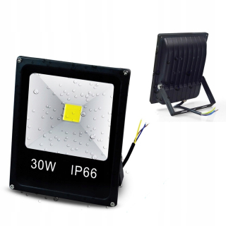 Osvetlenie na jazierko, rybník - LED halogén 30W 2700LM 6500K IP66 externý