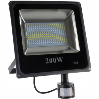 Osvetlenie na jazierko, rybník - Externý LED halogén 200W populárny u snímača pohybu