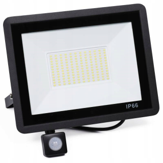Záhradné halogény - Vonkajší halogén SMD 150W LED železničným snímačom so snímačom pohybu