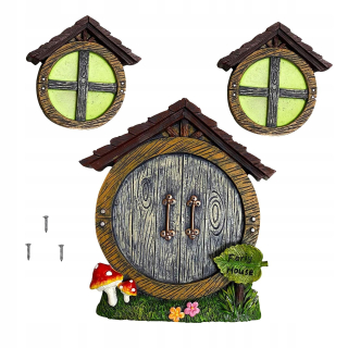a miniatúrne dvere GNECHY Fairy Tales for the Garden