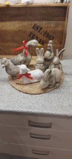 Dekoratívne kačacie Veľkonočné figuríny 3D jahňa