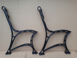 Záhradná lavica - Liatinové nohy pre kráľovskú lavicu 2 stredné 71 cm set anti -o farby