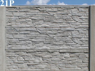 Plotový panel - Betónové ploty betónové plot doskový plot H-150 cm rozpätia.