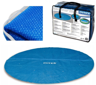 Kryt, folia na bazén - solárna plachta na plachtu na bazén INTEX 457 cm