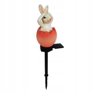 živicia záhrada dekor králičie figurína slnečná lampa