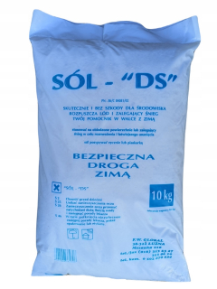Cestná soľ - soľ cestná 10 kg vrece SOL - DS s protihrudkujúcim prostriedkom