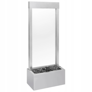 Vidaxl Garden Fountain, striebro, 39 x 22 x
