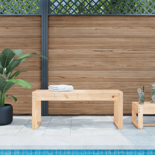 Záhradná lavica - Vidaxl Garden Bench, 110x38x45 cm, tuhé borovicové drevo
