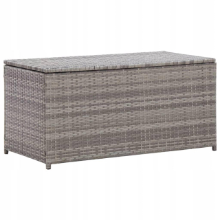 Záhradný box- vidaXL záhradný úložný box Poly ratan 100x50