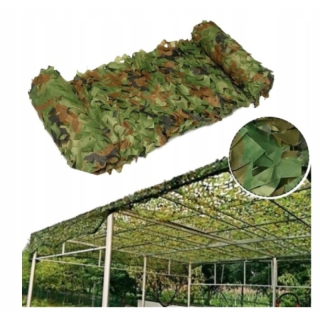 Pletivo, sieť - Vojenská záhradná džungľa maskovacia sieť 5x8m