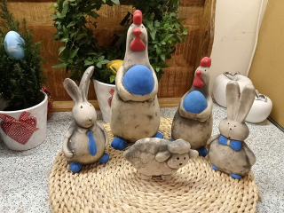 Veľkonočné vylepšenie sadry Zvýšenie dekorácie