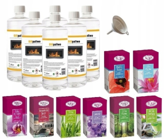 Bioetanol 6L arómy + 8 olejov