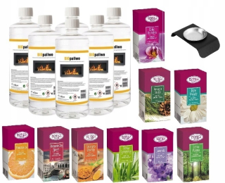 Bioetanol 6L Sada biopalív + nádoba 9 oleje