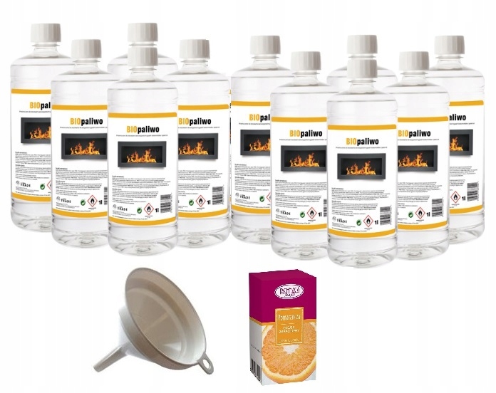 Bioetanol bioetanol biopalivá sada + oranžový olej