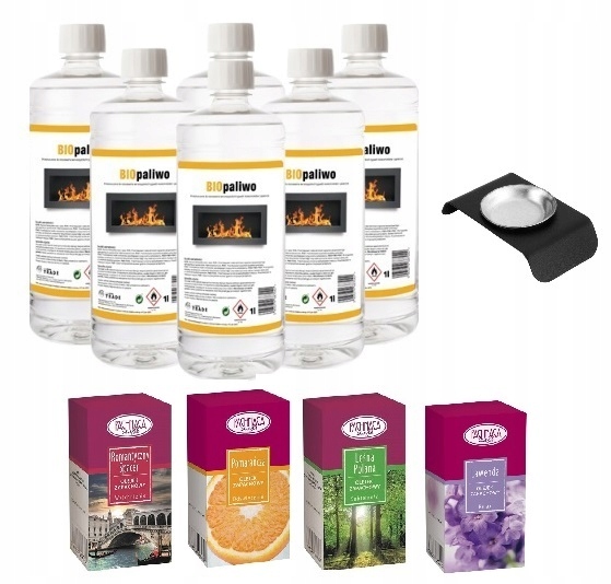 Bioetanol 6L Sada biopalív + nádoba 4 oleje